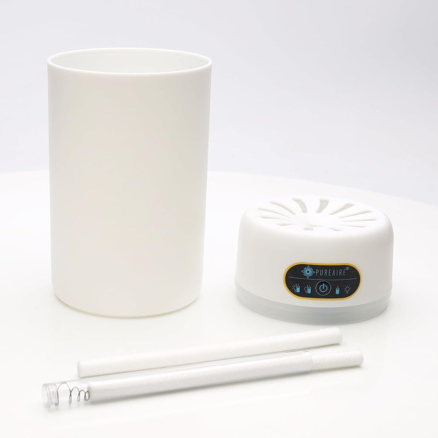 Cool Mist Humidifier for Bedroom Home Office Diffusers for Home LED Ultrasonic Air Humidifier 800Ml Water Tank USB (White) Air Diffuser Scent Baby Nursery