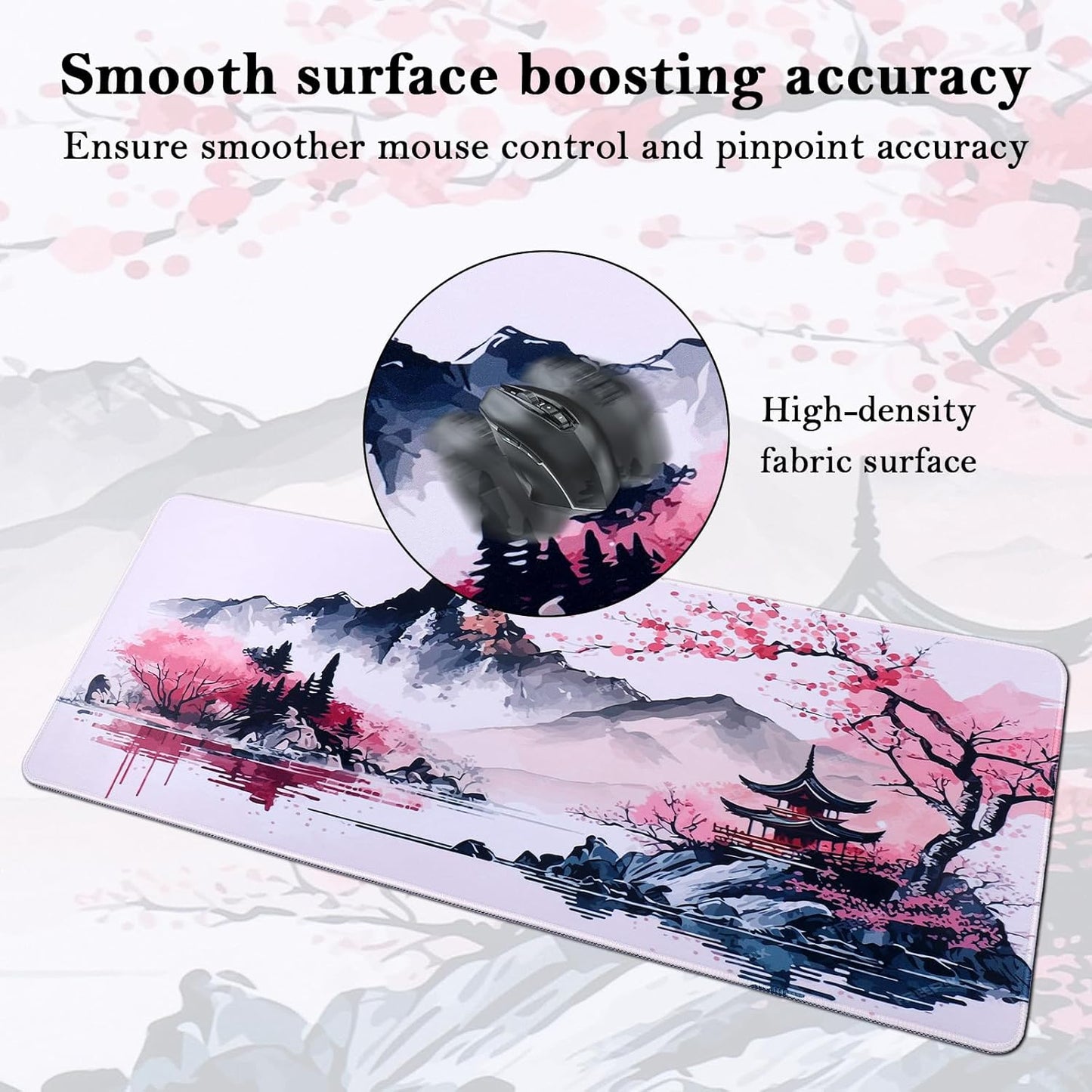 Non Slip Mouse Pad, 80 X 30Cm Mouse Mat Extended
