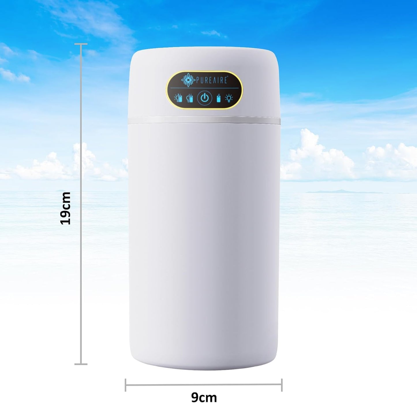 Cool Mist Humidifier for Bedroom Home Office Diffusers for Home LED Ultrasonic Air Humidifier 800Ml Water Tank USB (White) Air Diffuser Scent Baby Nursery