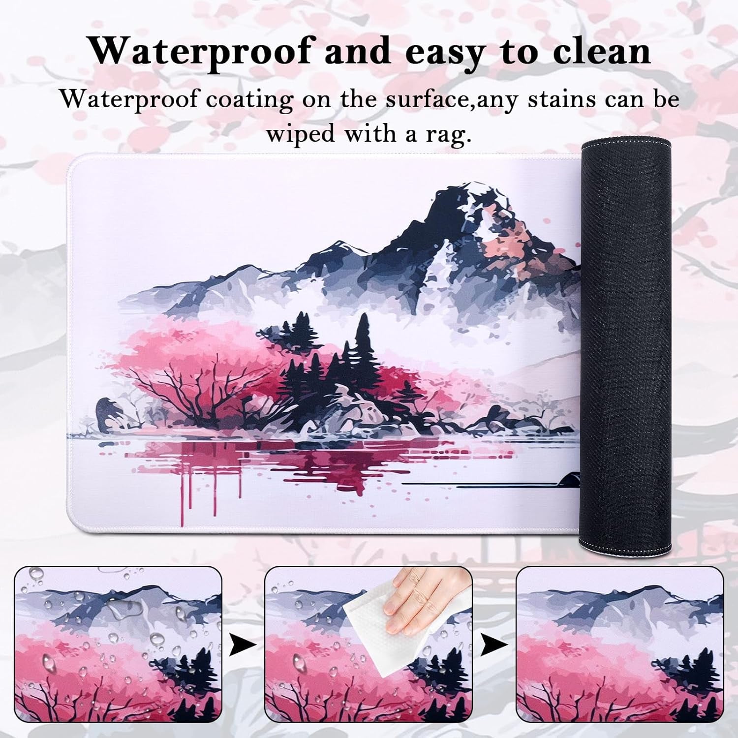 Non Slip Mouse Pad, 80 X 30Cm Mouse Mat Extended
