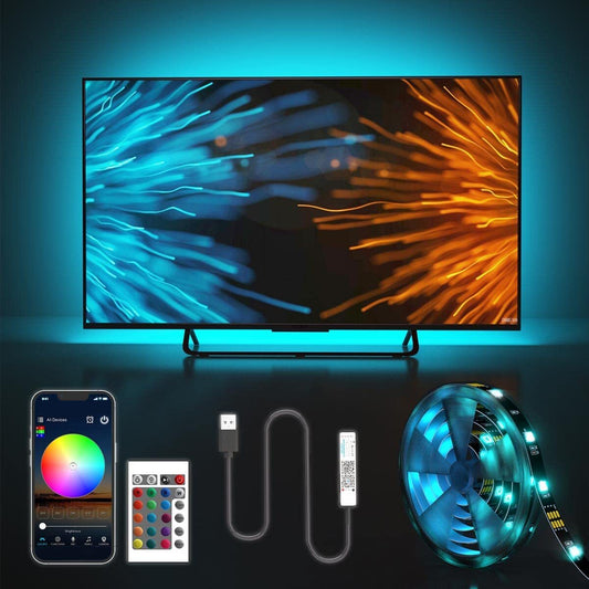 5050 TV Led Backlight RGB Led Strip Light 1-4 Meter Bluetooth APP Control USB TV