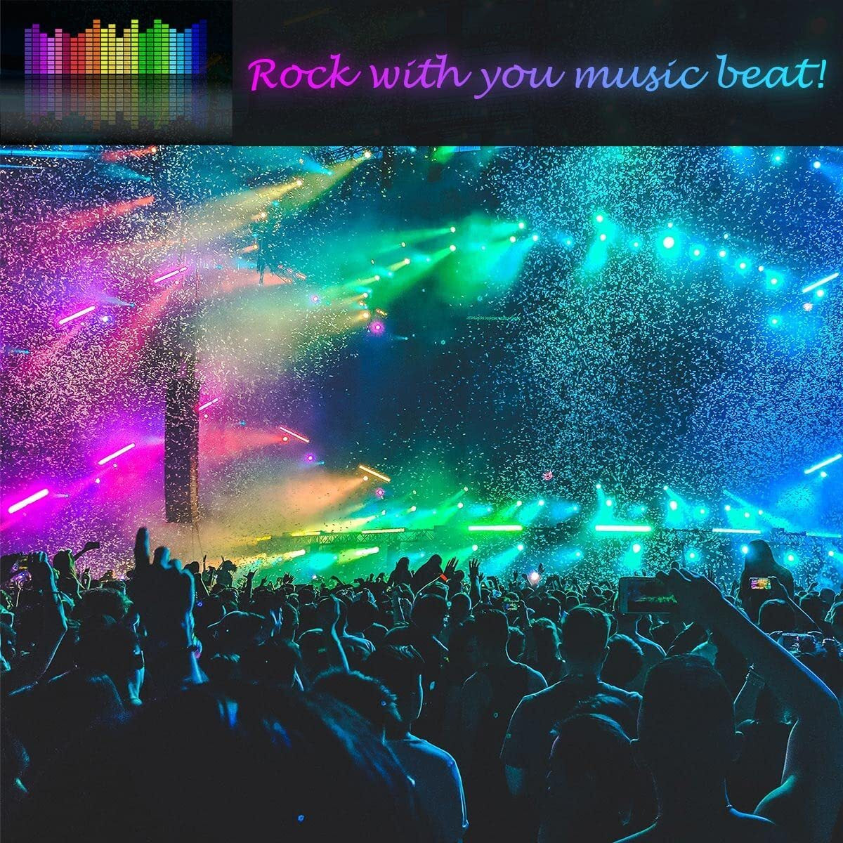 5050 TV Led Backlight RGB Led Strip Light 1-4 Meter Bluetooth APP Control USB TV